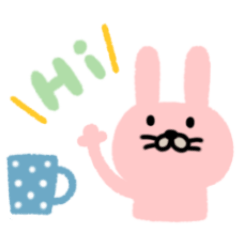 [LINEスタンプ] うさぎさん(日常編①)