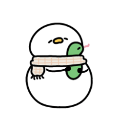 [LINEスタンプ] へんてこなアヒルの秋④