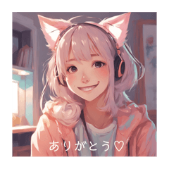 [LINEスタンプ] 大好き！猫耳！！