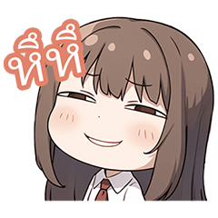 [LINEスタンプ] 会社員柿ちゃんのかわいい顔 [タイ語版]