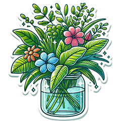 [LINEスタンプ] 日常使えるお花と植物たち