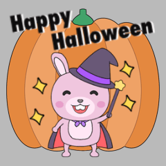 [LINEスタンプ] ハロウィン ラブリー ラビット