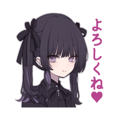 [LINEスタンプ] ローテンション地雷姫ちゃん