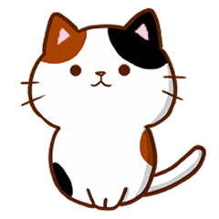 [LINEスタンプ] うちの子スタンプ 三毛猫