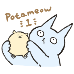 [LINEスタンプ] Potameow 01