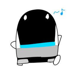 [LINEスタンプ] Blue trains