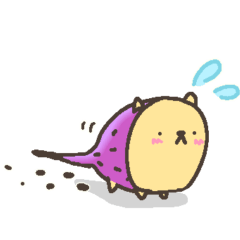 [LINEスタンプ] おいも ねこ 文字無し