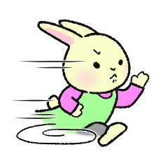 [LINEスタンプ] うさぎ養護教諭