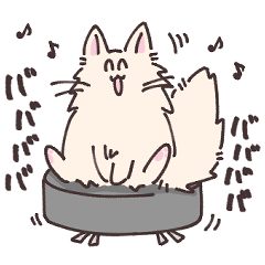 [LINEスタンプ] 猫のやつはしくん＆まふちゃん