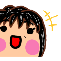 [LINEスタンプ] 顔デカ2