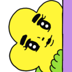 [LINEスタンプ] 私は美しい花(日本語)