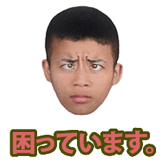 [LINEスタンプ] 困っています。