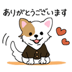 [LINEスタンプ] ちゃめっけチワワと秋の森★