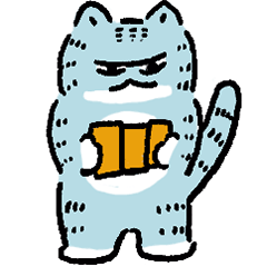 [LINEスタンプ] ボドゲ猫