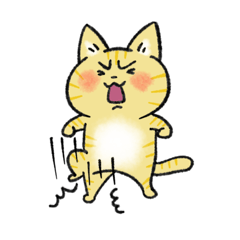 [LINEスタンプ] うさぎ屋ポッポ 猫ちゃんと日常会話