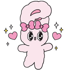 [LINEスタンプ] ラブリー♡エスターバニー