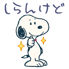 [LINEスタンプ] 【関西弁】素早く動く！スヌーピー感情表現の画像（メイン）