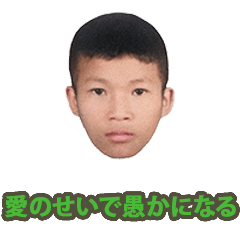 [LINEスタンプ] 愛のせいで愚かになる