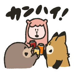 [LINEスタンプ] かんちゅーハイクの仲間たち