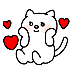 [LINEスタンプ] ちょん。が描いたねこ