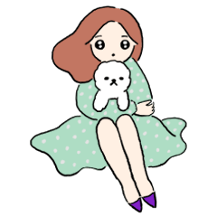 [LINEスタンプ] ねこいぬひと