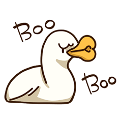 [LINEスタンプ] 絶対にお断りする鳥