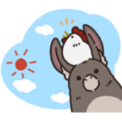 [LINEスタンプ] ロバくんのスタンプ