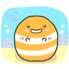 [LINEスタンプ] ぷくっとニシキアナゴ 文字無し