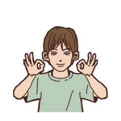 [LINEスタンプ] 無言でポーズスタンプ