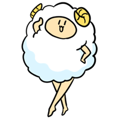 [LINEスタンプ] 美脚羊のきもかわスタンプ
