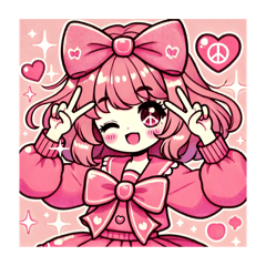 [LINEスタンプ] かわいい彼女♡楽しい日常2