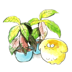 [LINEスタンプ] しあわせジョンの植物園