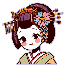 [LINEスタンプ] 日本の芸者「舞妓さん」イン京都！