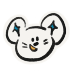 [LINEスタンプ] 落書きされた小さなネズミ