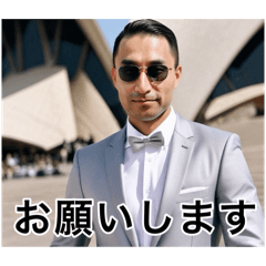 [LINEスタンプ] AI雅史くん！