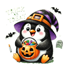 [LINEスタンプ] ペンペンーハロウィン