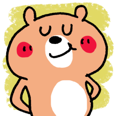 [LINEスタンプ] 感情だだもれ☆くまさん