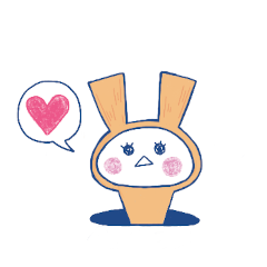 [LINEスタンプ] コメンマうさぎ