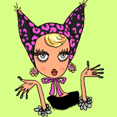 [LINEスタンプ] お洒落女子友 オトボケLOOK