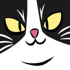 [LINEスタンプ] 侵入猫λ