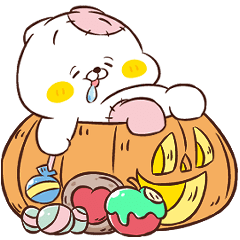 [LINEスタンプ] ねこなともだち ハロウィーン