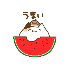 [LINEスタンプ] みけとぽぺ  夏休みver.