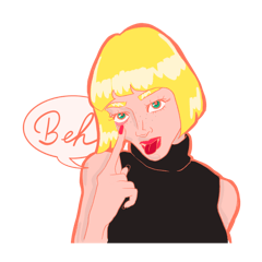 [LINEスタンプ] お転婆シンディ