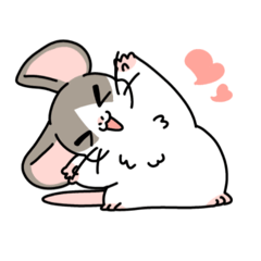 [LINEスタンプ] ファンシーラットのみたらし