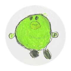 [LINEスタンプ] Zの自由画『年中』