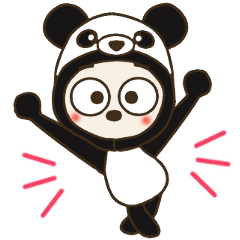 [LINEスタンプ] おちゃめパンダになる！毎日使える日常会話の画像（メイン）