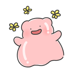 [LINEスタンプ] ピンクゼリー