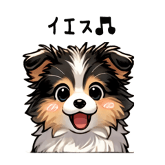 [LINEスタンプ] シェルティーの可愛らしいスタンプ