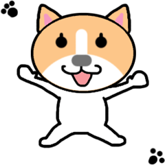 [LINEスタンプ] クチベタなワンちゃん