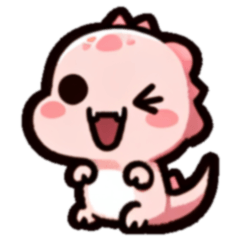 [LINEスタンプ] 赤ちゃんティラノ